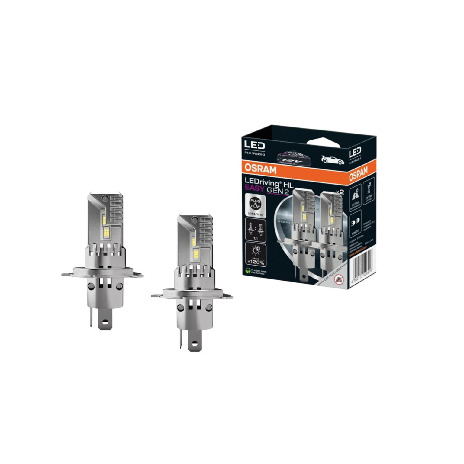 KIT LED H4 12v – ULTRA COMPACTA