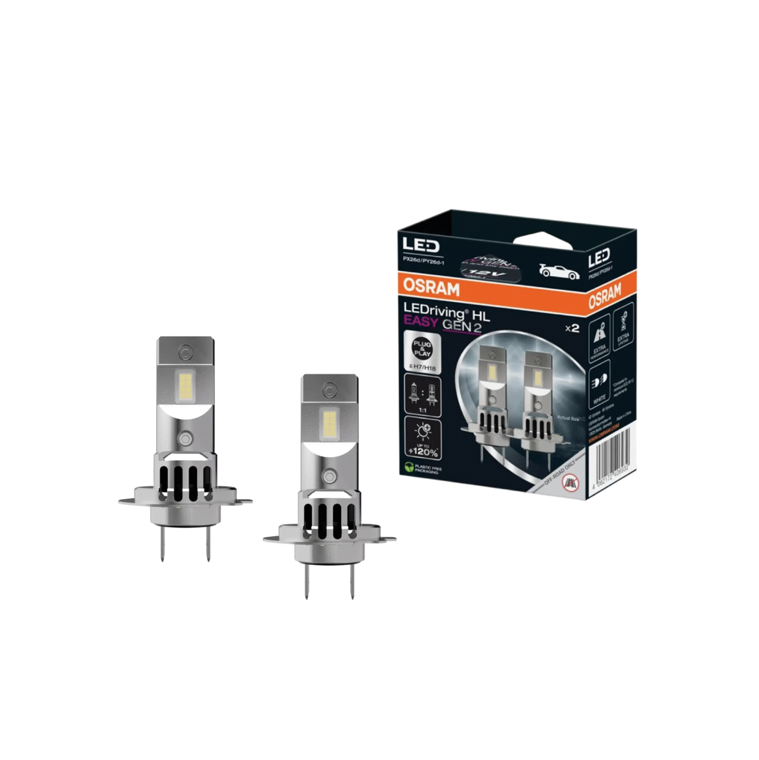 KIT LED H7 12v – ULTRA COMPACTA