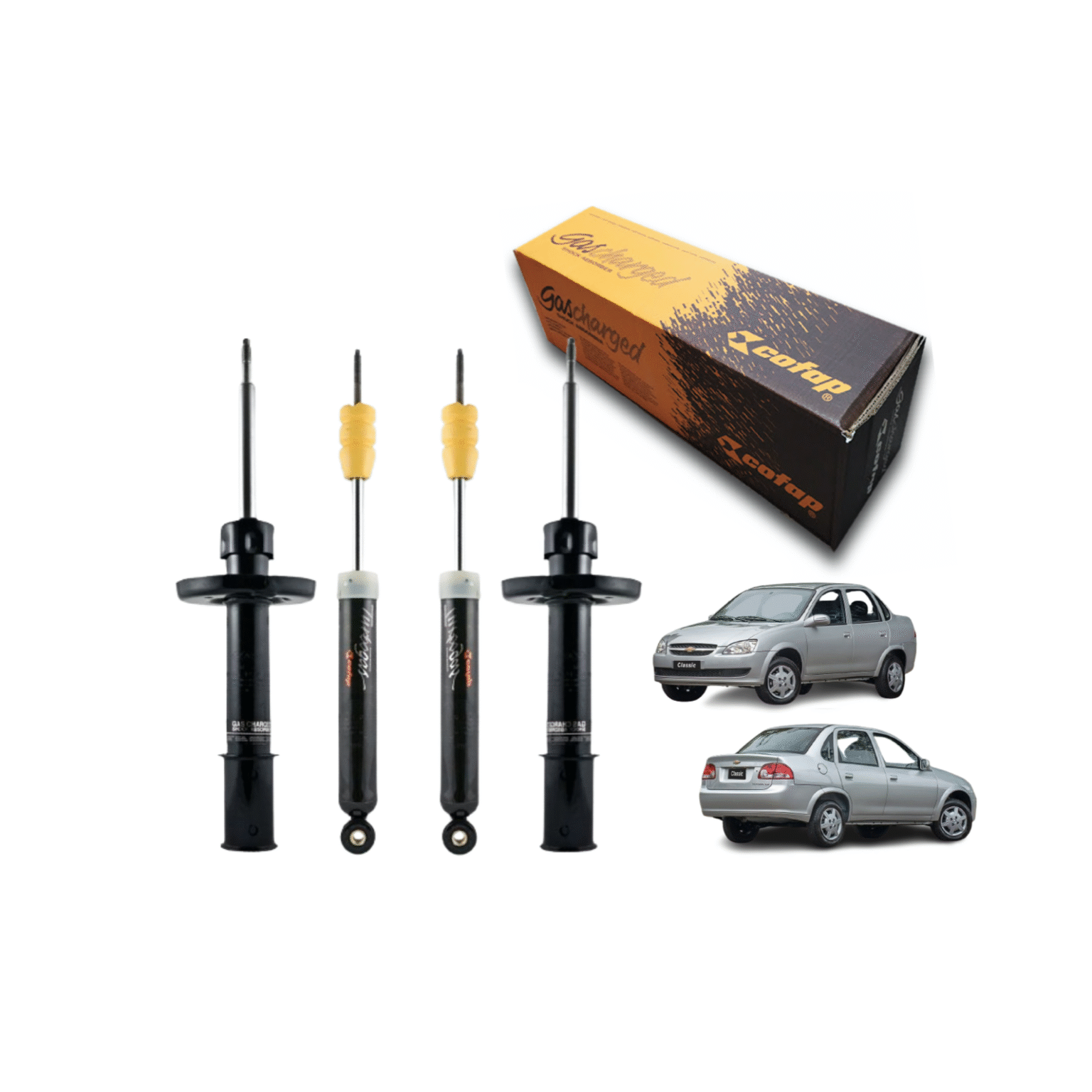 JUEGO 4 AMORTIGUADORES CHEVROLET
