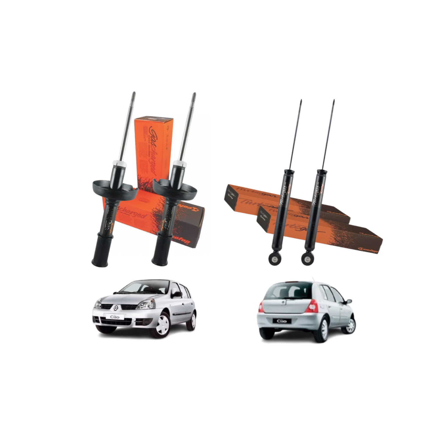 JUEGO 4 AMORTIGUADORES RENAULT