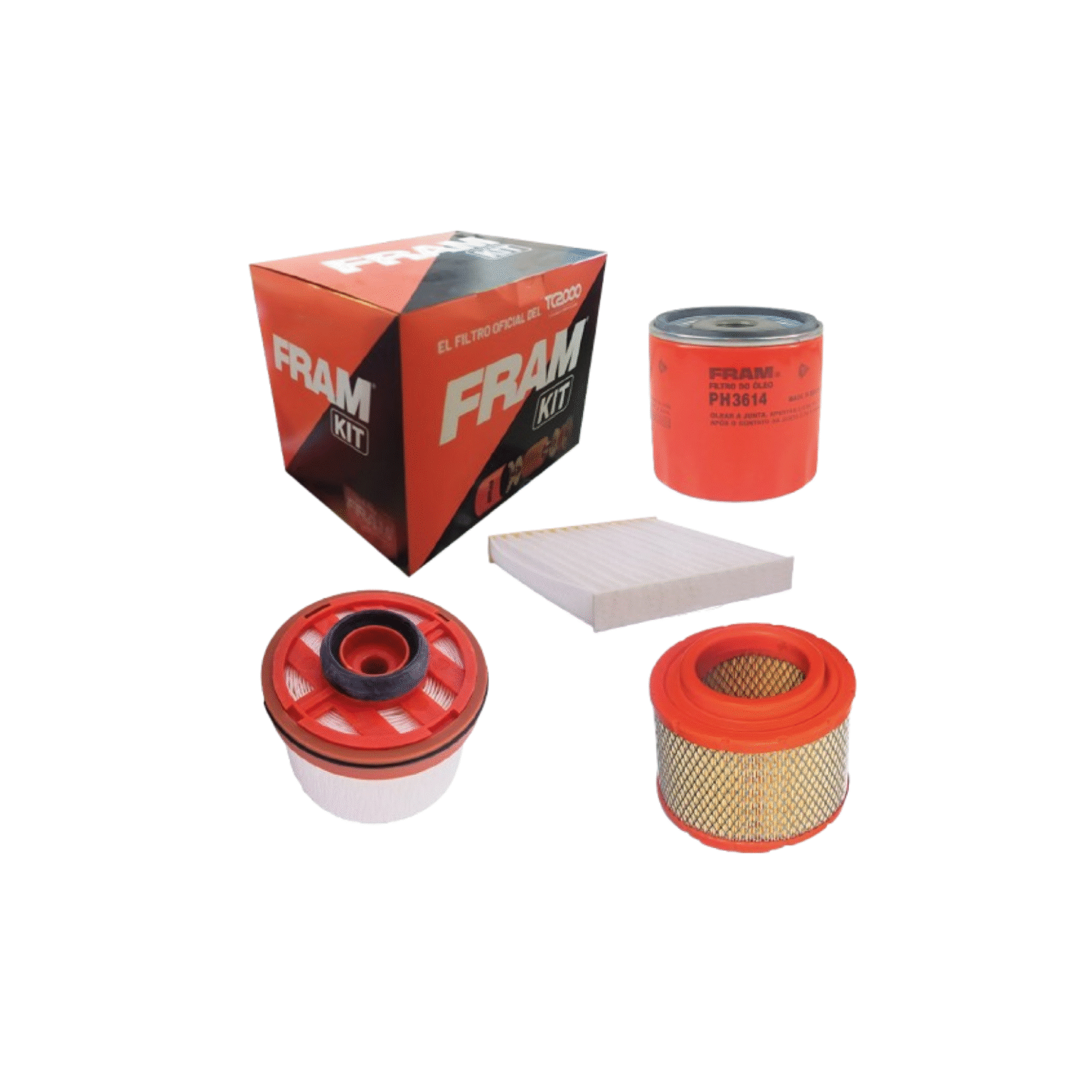 KIT 4 FILTROS P/ TOYOTA HILUX 2.5 – 3.0