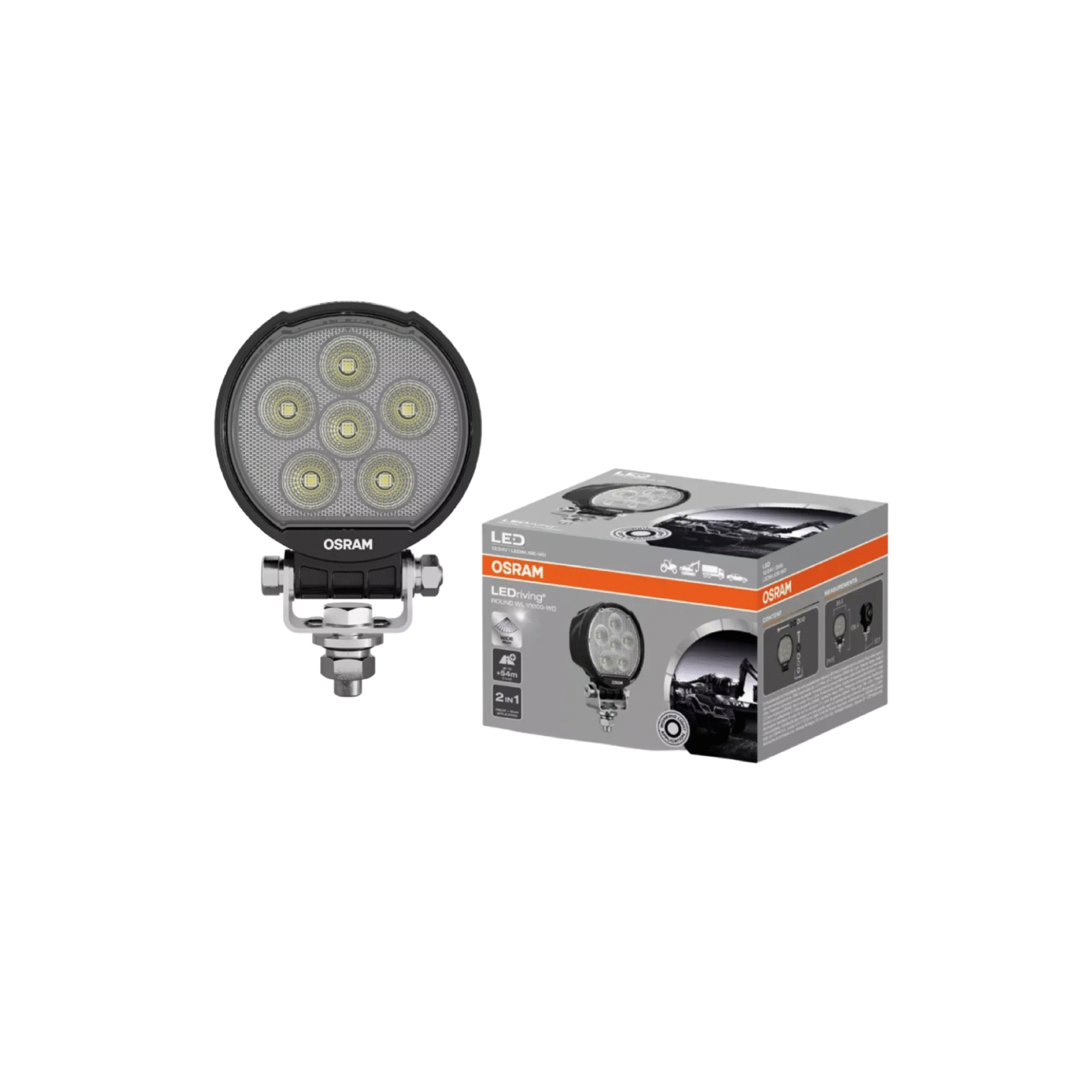 REFLECTOR REDONDO 6 LEDS 20W BIVOLTAJE