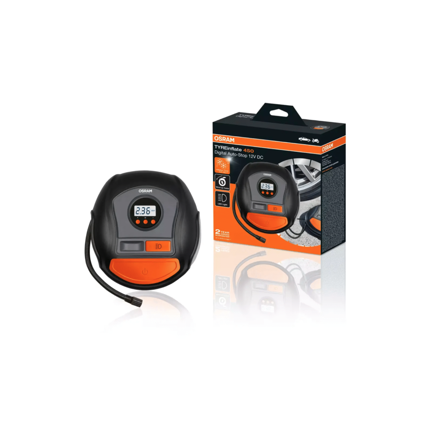 INFLADOR PORTATIL PARA NEUMATICOS