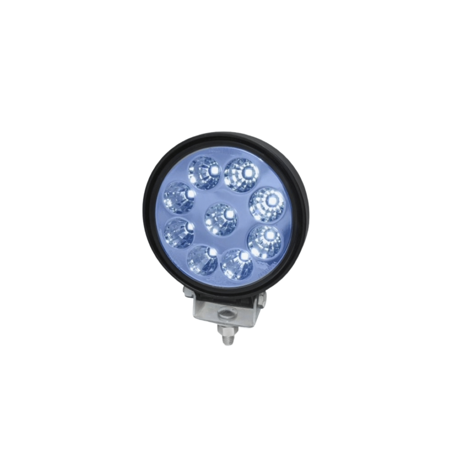 REFLECTOR REDONDO AZUL 9 LEDS 120W BIVOLTAJE
